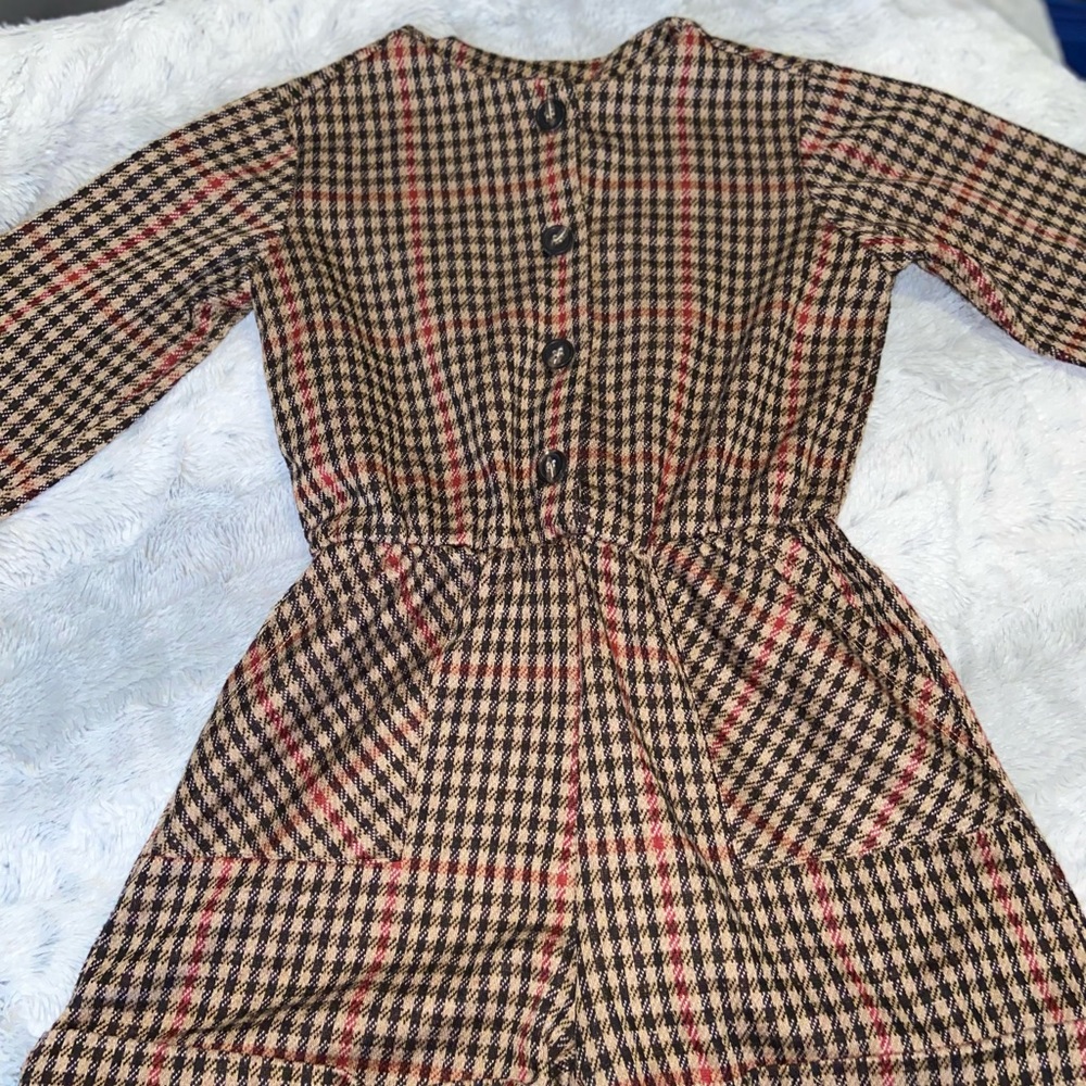 Checkered romper